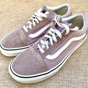 Vans Old Skool Purple Mauve Suede Canvas Sneakers Women’s 6.5